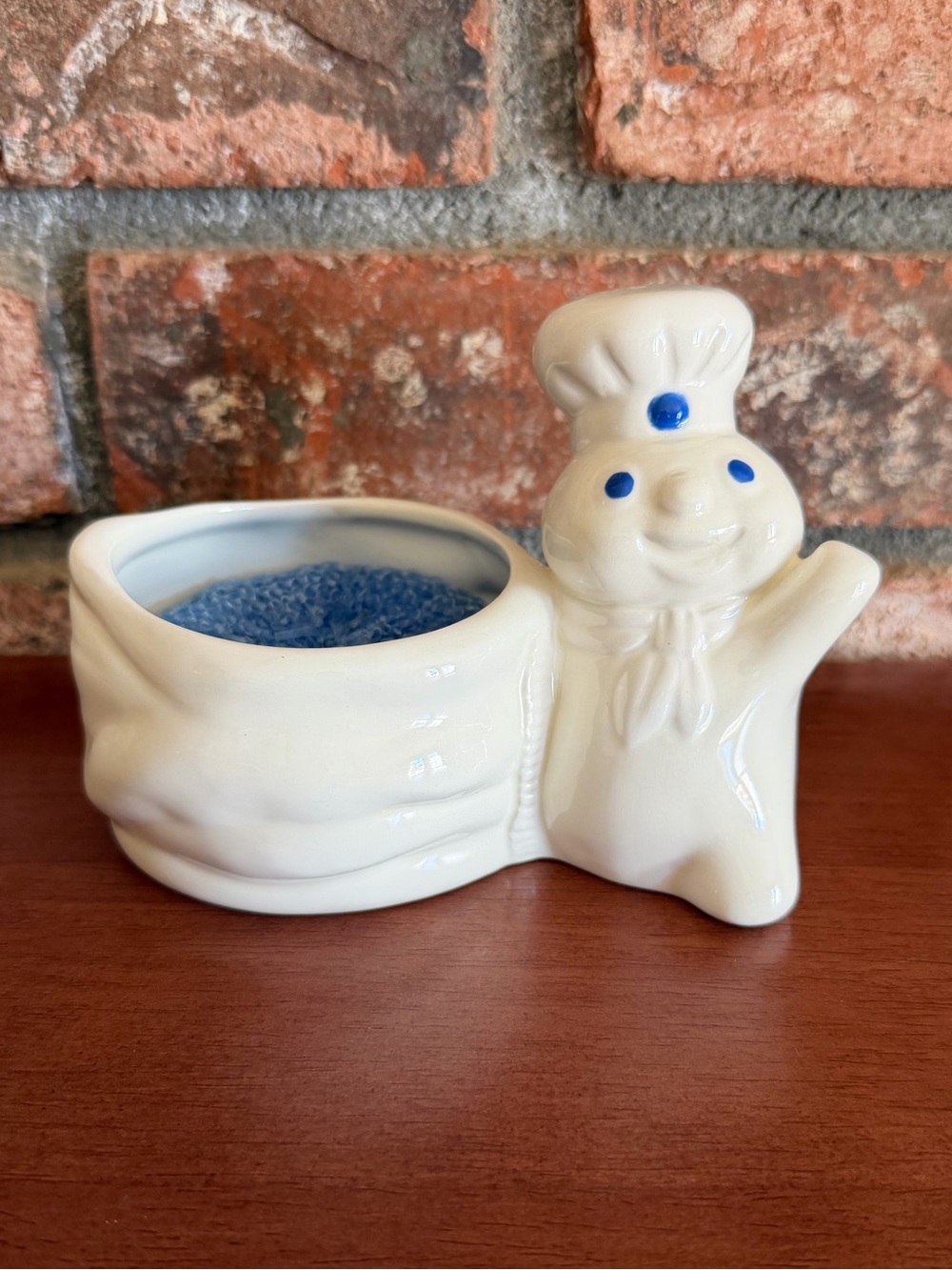 Vintage - Pillsbury Doughboy Ceramic Sponge Holder